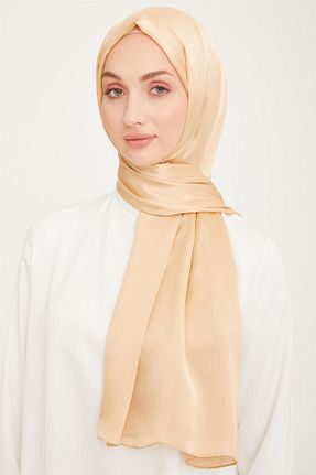 شال قهوه ای زنانه پلی استر Armine - کد 771179604