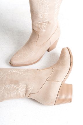 چکمه بژ زنانه جیر öz se shoes - کد 867441175