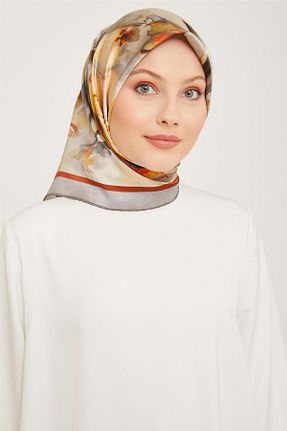 روسری طوسی 90 x 90 Armine - کد 761634541