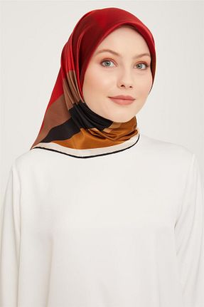 روسری قرمز ساتن Armine - کد 765012473