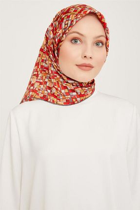 روسری سفید ساتن Armine - کد 757950642