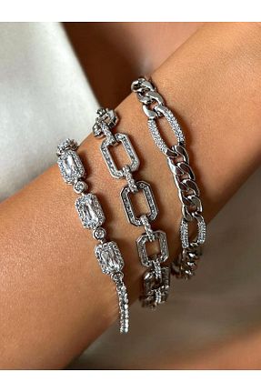 دستبند جواهر زنانه زیرکن solaris design - کد 867447901