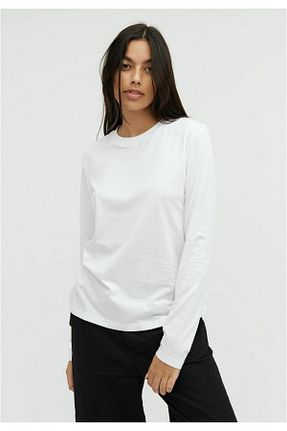 بادی سفید زنانه یقه دوچرخه Butik - کد 867473363