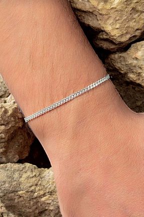 دستبند نقره زنانه 925 عیار MODA925 - کد 867454092