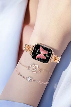 ساعت هوشمند طلائی گارانتی وارد کننده Milano - کد 868051760