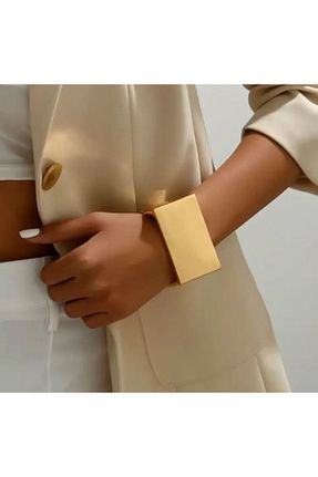 دستبند استیل (فولاد) طلائی زنانه استیل (فولاد) Rachel Silver - کد 867536703
