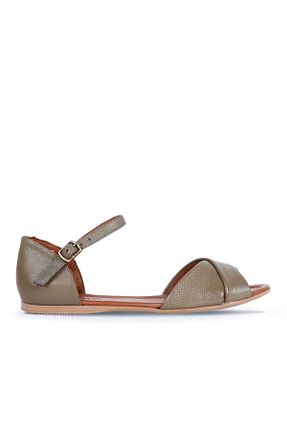 صندل سبز زنانه پاشنه تخت Bueno Shoes - کد 103942905