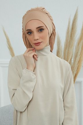 کلاه شنای حجاب قهوه ای زنانه Aisha