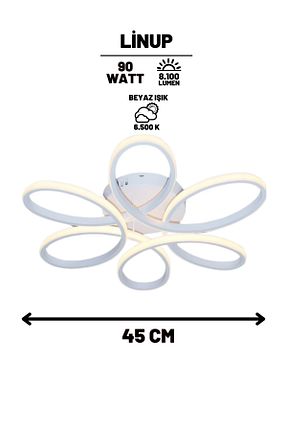 لوستر سفید آلومینیوم Elektroyou - کد 801929973