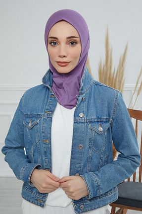 کلاه شنای حجاب بنفش زنانه Aisha