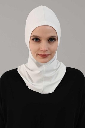 کلاه شنای حجاب سفید زنانه Aisha
