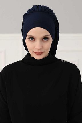 کلاه شنای حجاب سرمه ای زنانه Aisha