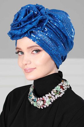 کلاه شنای حجاب سرمه ای زنانه Aisha