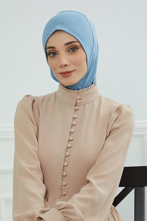 کلاه شنای حجاب آبی زنانه Aisha