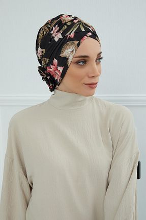 کلاه شنای حجاب مشکی زنانه Aisha