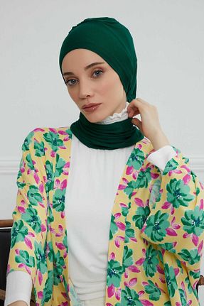 شال سبز زنانه ویسکون Aisha