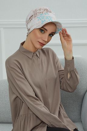 کلاه شنای حجاب آبی زنانه Aisha