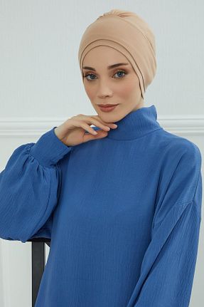 کلاه شنای حجاب قهوه ای زنانه Aisha