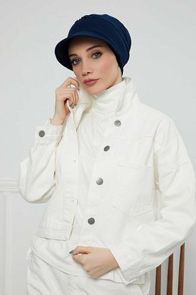 کلاه شنای حجاب سرمه ای زنانه Aisha