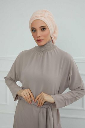 شال بژ زنانه شیفون Aisha