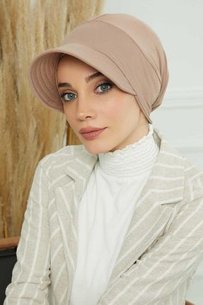 کلاه شنای حجاب قهوه ای زنانه Aisha