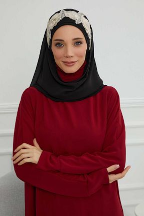 شال مشکی زنانه شیفون Aisha