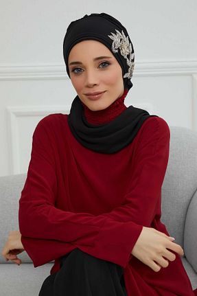 شال مشکی زنانه شیفون Aisha
