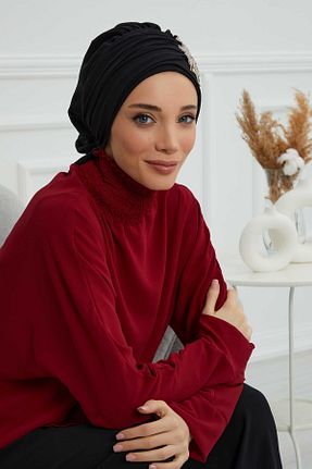 شال مشکی زنانه شیفون Aisha
