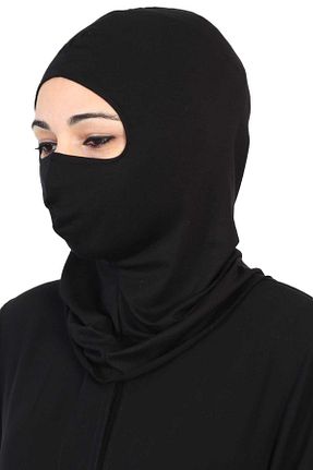 کلاه شنای حجاب مشکی زنانه Aisha