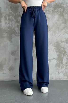 شلوار سرمه ای زنانه پارچه macharel jeans - کد 867606977