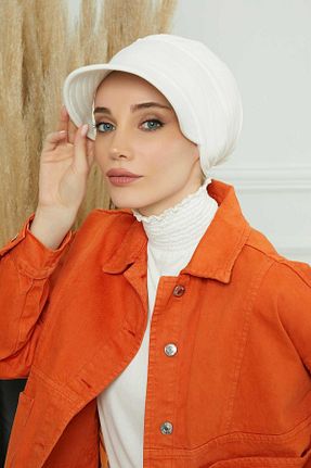 کلاه شنای حجاب بژ زنانه Aisha