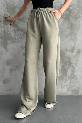 شلوار سبز زنانه پارچه macharel jeans - کد 867606575