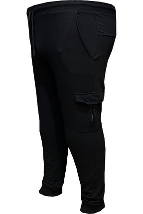شلوار گرمکن سایز بزرگ مشکی مردانه کمر کش دار Lifeguard - کد 865007833
