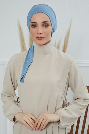 کلاه شنای حجاب آبی زنانه Aisha