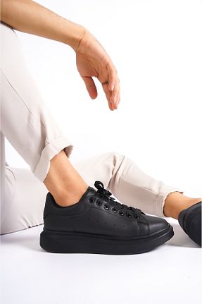 کفش اسنیکر مشکی مردانه بند دار Mubiano - کد 736034045