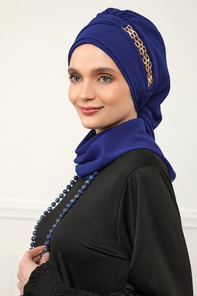 شال سرمه ای زنانه شیفون Aisha