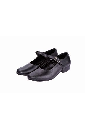 کفش پاشنه بلند کلاسیک مشکی زنانه چرم خالص Armelit - کد 867625580