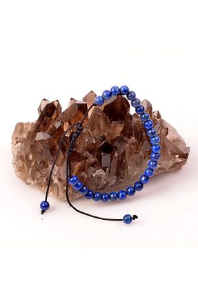 دستبند جواهر رنگی زنانه سنگ طبیعی Taş Sandığı - کد 260396585
