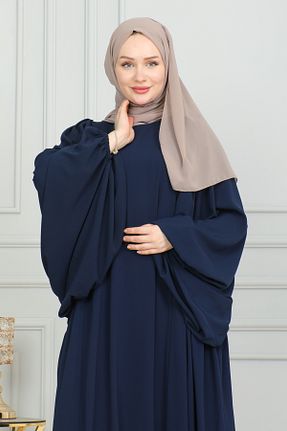 لباس حجاب سرمه ای زنانه رگولار KADEEM - کد 867633561