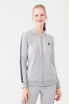 ست کرمکن اسپرت طوسی زنانه %100 پنبه U.S. Polo Assn. - کد 148562214