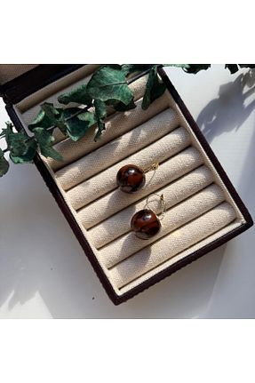گوشواره استیل (فولاد) رنگی روکش طلا Alice İsstanbul - کد 867667351