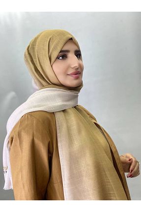 شال بژ زنانه مخلوط کتان ALDAİR - کد 867670006