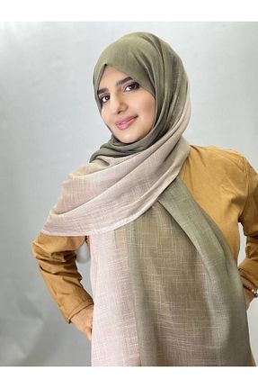شال سبز زنانه مخلوط کتان ALDAİR - کد 867669853