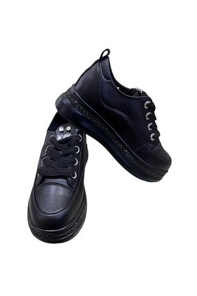کفش اسنیکر مشکی زنانه بند دار Guja - کد 867677554