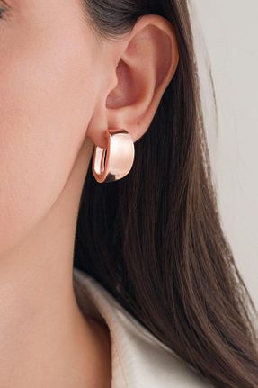 گوشواره نقره صورتی زنانه 925 عیار Tmt Silver - کد 867686765