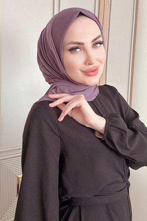 شال بنفش زنانه پنبه پلی استر SAYRA - کد 867680222