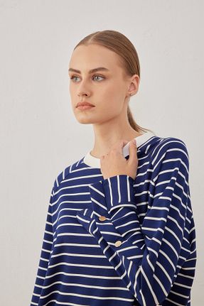 سوئیشرت سرمه ای زنانه Comfort MVStore - کد 867686778
