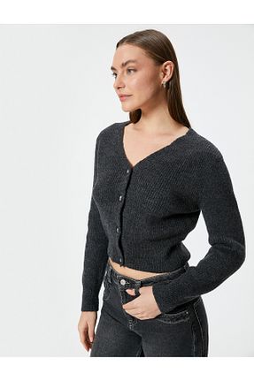 رویه طوسی زنانه اکریلیک Koton - کد 840194755