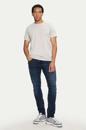 شلوار جین سرمه ای مردانه پاچه تنگ Tommy Hilfiger - کد 841917460