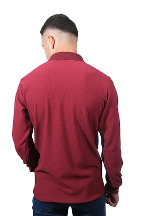 پلیور زرشکی مردانه ساده Booss Milano - کد 364504527